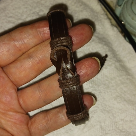 Hand Crafted Jewelry - Handmade Leather Unisex Bracelet